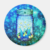 メイスンジャー稲妻バグ白熱［赤熱］光を放つホタル磁石 マグネット (正面)