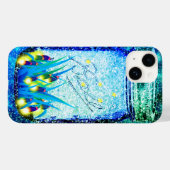 メイスンジャー稲妻バグ白熱［赤熱］光を放つホタル磁石 Case-Mate iPhoneケース (裏面 (横))