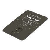 メイスンジャー素朴マグネットのホタル日付を保存 マグネット (左側)