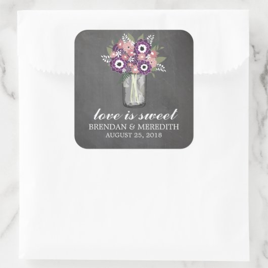 メイスンジャー結婚フローラ スクエアシール (バッグ)