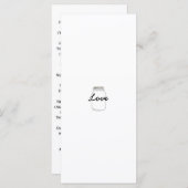 メイスンジャー結婚式 プログラム (正面/裏面)