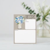 メイスンジャー花レシピカード (スタンド正面)
