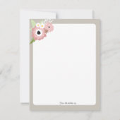 メイスンジャー花レシピカード 招待状 (裏面)