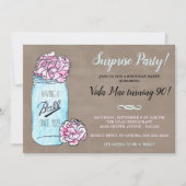 メイスンジャー誕生日パーティーの招待状 招待状 (正面)