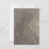 メイスンジャー赤ちゃんの息のウェディング素朴RSVPカード 出欠カード (裏面)