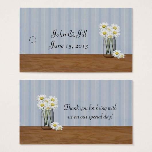 メイスンジャー・オブ・デイジーつるラベル (正面&裏面)