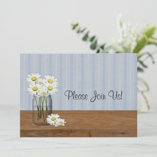 メイスンジャー・オブ・デイジー結婚式招待状 招待状 (スタンド正面)