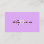 メイスンジャー・カントリー・ウェディングの名刺 エンクロージャーカード (裏面)