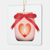 メイスンジャー・キャンドル セラミックオーナメント (左)