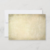 メイスンジャー&コーラル花RSVPカード 出欠カード (裏面)