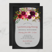 メイスンジャー・シャルボード卒業パーティー招待状 招待状 (正面/裏面)