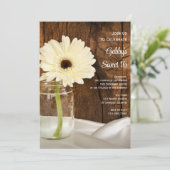 メイスンジャー&ホワイトデイジースウィート16誕生日パーティー 招待状 (スタンド正面)