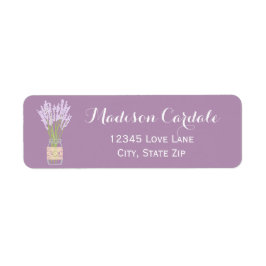 メイスンジャー&ラベンダー差出人住所ラベル ラベル