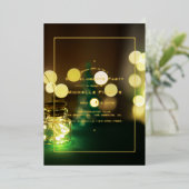 メイスンジャー《写真》ぼけ味バチェロレッテ 箔招待状 (立ち正面)