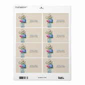 メイスンジャー – Goldfish Love ラベル (フルシート)