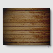 メイスンジャ素朴ールウッド結婚ズゲストブック ゲストブック (裏面)