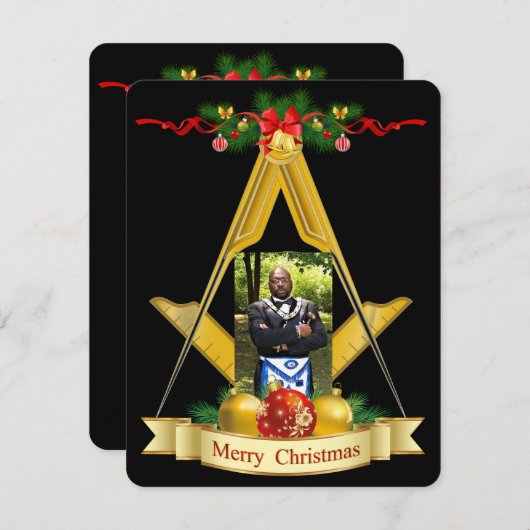 メイスンパーソナライズされた シーズンカード (正面/裏面)