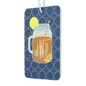 メイスンモノグラムのジャー甘いお茶 – ネイビークローバー カーエアーフレッシュナー (左)