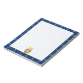 メイスンモノグラムのジャー甘いお茶 – ネイビークローバー ノートパッド (回転)