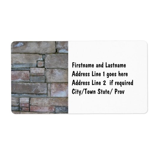 メイスン又は煉瓦層の煉瓦 ラベル (正面)