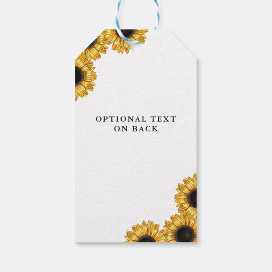 メイスン素朴ジャーのヒマ結婚ワラズ ギフトタグ (裏面)