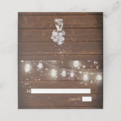 メイスン素朴ジャーの弦がBarefootBride™ プレイスカード (外部開封)