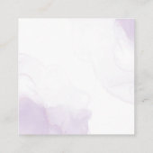 メイスン素朴ジャーの詳細に紫色の結婚花 エンクロージャーカード (裏面)