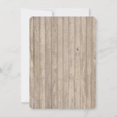 メイスン素朴ジャーひまわりブライダルシャワーひまわり6 招待状 (裏面)