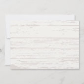 メイスン素朴ジャーガーベラデイジーブライダルシャワー 招待状 (裏面)