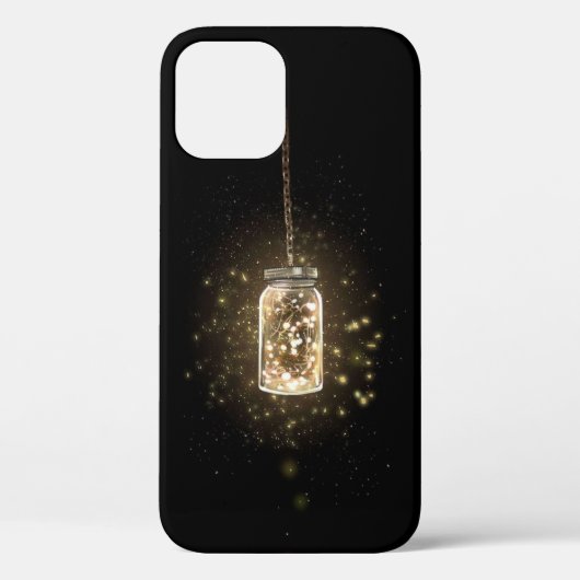 メイスン素朴ジャースストリングライツケースメイトiPhone Case-Mate iPhoneケース (裏面)