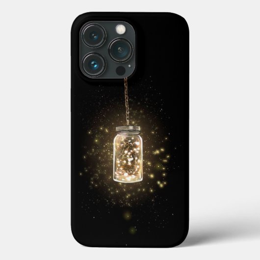メイスン素朴ジャースストリングライツケースメイトiPhone Case-Mate iPhoneケース (裏面)