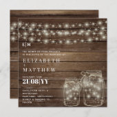 メイスン素朴ジャースライツウッドバジェット結婚ズ (正面/裏面)