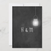 メイスン素朴ジャースライツシャルボード招待状 招待状 (裏面)