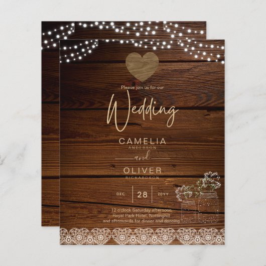 メイスン素朴ジャースライツレースジプソフィリア結婚ズ (正面/裏面)