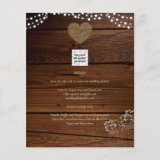 メイスン素朴ジャースライツレースジプソフィリア結婚ズ (裏面)