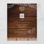 メイスン素朴ジャースライツレースジプソフィリア結婚ズ チラシ (裏面)