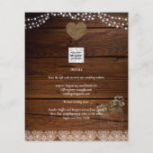 メイスン素朴ジャースライツレースジプソフィリア結婚ズ チラシ (裏面)