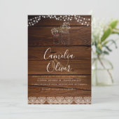 メイスン素朴ジャースライツレースジプソフィリア結婚ズ 招待状 (スタンド正面)