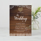 メイスン素朴ジャースライツレースジプソフィリア結婚ズ 招待状 (スタンド正面)