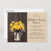 メイスン素朴ジャーフローラウッドファミリー懇親会 案内ポストカード (正面/裏面)