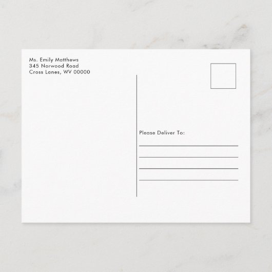 メイスン素朴ジャーフローラウッドファミリー懇親会 案内ポストカード (裏面)