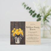 メイスン素朴ジャーフローラウッドファミリー懇親会 案内ポストカード (スタンド正面)