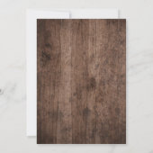 メイスン素朴ジャーブーホウッド結婚式招待状 招待状 (裏面)