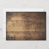 メイスン素朴ジャールひまわり結婚式招待状 招待状 (裏面)