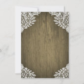 メイスン素朴ジャールひまわり結婚式招待状 招待状 (裏面)