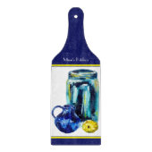 メイスン素朴ジャールアートブルースクリプト切断ボード カッティングボード (正面)