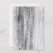 メイスン素朴ジャールウッドクラフト結婚式招待状 招待状 (裏面)