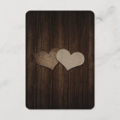 メイスン素朴ジャールウッドハートアコモデーションカード エンクロージャーカード (裏面)