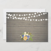 メイスン素朴ジャールカップルウェディングシャワー招待状 招待状 (裏面)