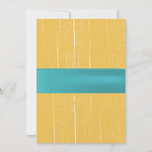 メイスン素朴ジャールティール（緑がかった色）ベルトブライダルシャワー 招待状 (裏面)